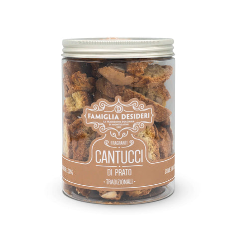 Famiglia Desideri - Cantucci di Prato 300g Barattolo Dolci Famiglia Desideri