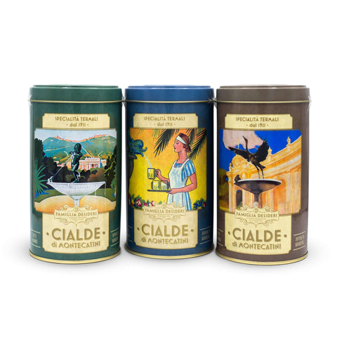 Famiglia Desideri - Minicialde di Montecatini 20 pz 120g Confezione Vintage Dolci Famiglia Desideri