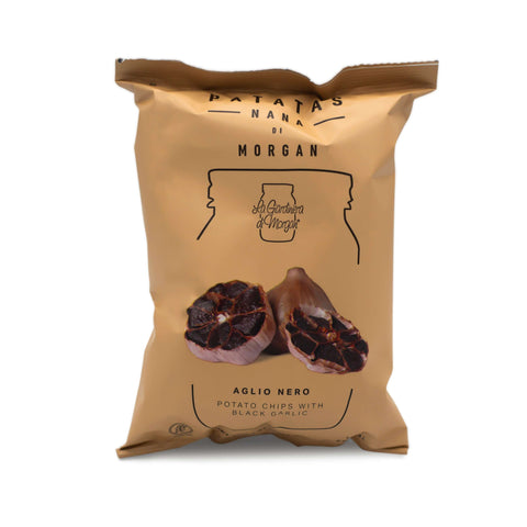 Patatas Nana - Chips Morgan Aglio Nero 40g Snack Patatas Nana