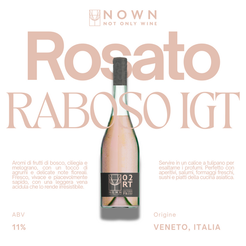 03 ROSATO RABOSO IGT 11% Vino Sfuso NOWN - Not Only Wine