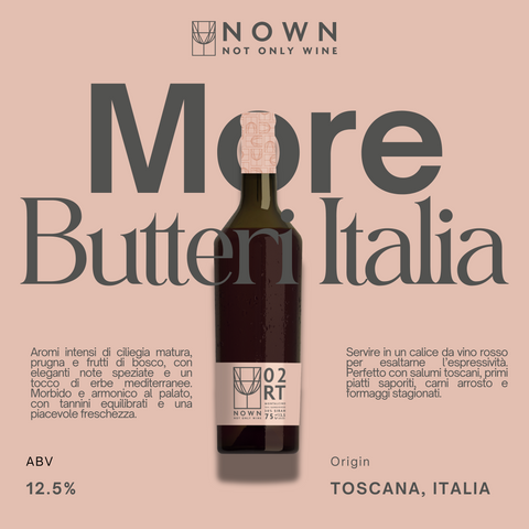 10 MORE BUTTERI ITALIA 12.5% Vino Sfuso NOWN - Not Only Wine